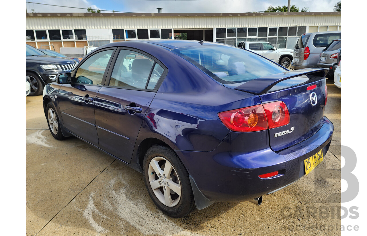 5/2005 Mazda Mazda3 MAXX BK 4d Sedan Blue 2.0L
