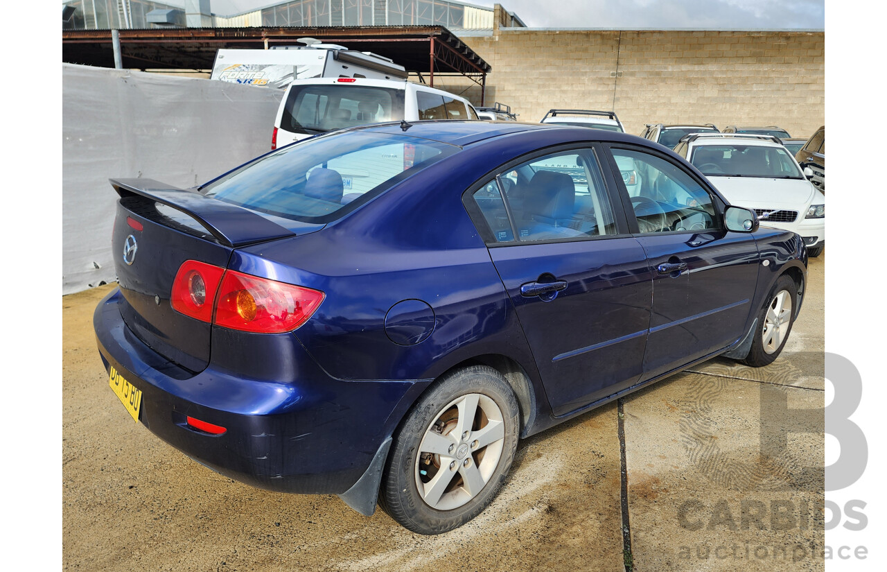 5/2005 Mazda Mazda3 MAXX BK 4d Sedan Blue 2.0L