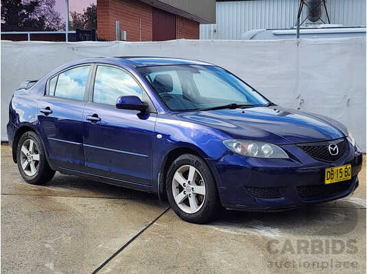 5/2005 Mazda Mazda3 MAXX BK 4d Sedan Blue 2.0L