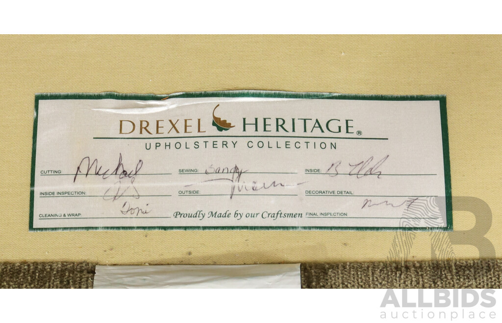 Pair of Grey Fabric Two and Three Seater Lounges