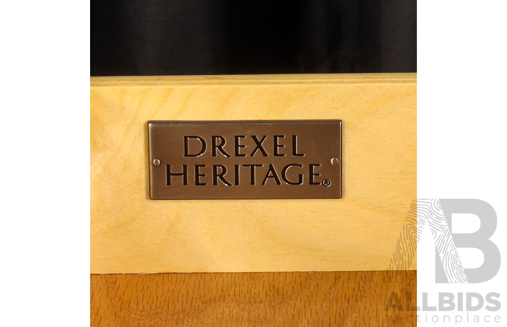 Pair of Drexel Heritage Single Drawer Side Tables