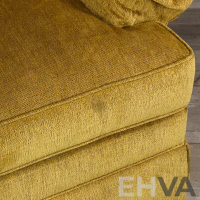 Pair of Drexel Heritage Fabric Two and Three Seater Lounges