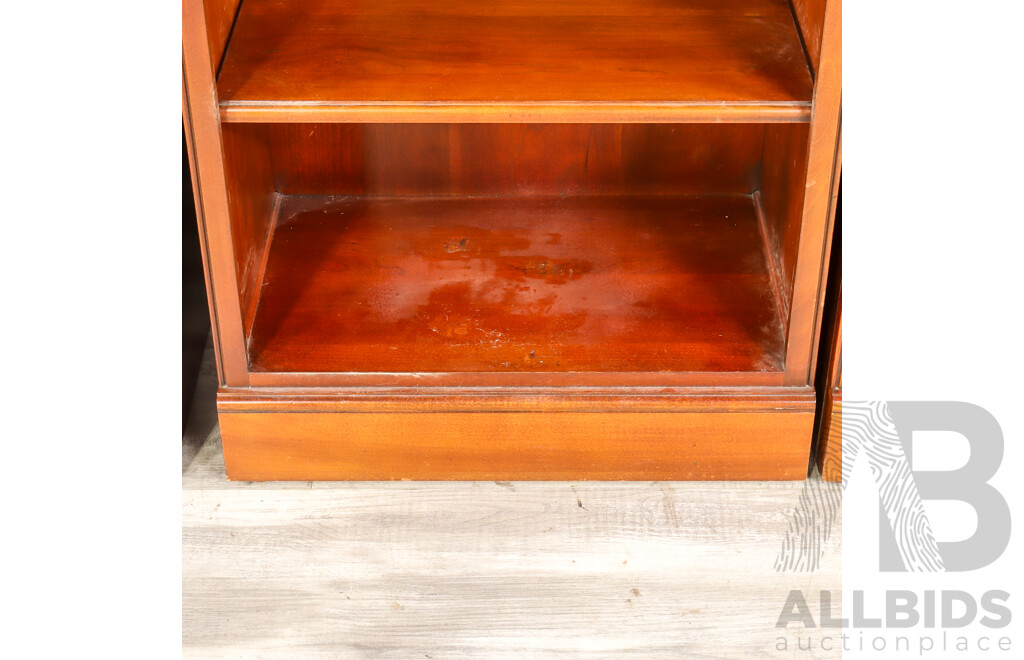 Set of Three Drexel Open Timber Bookcases