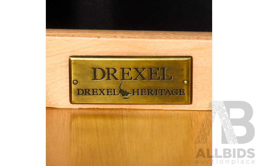 Drexel Single Pedestal Desk with Two Drawers