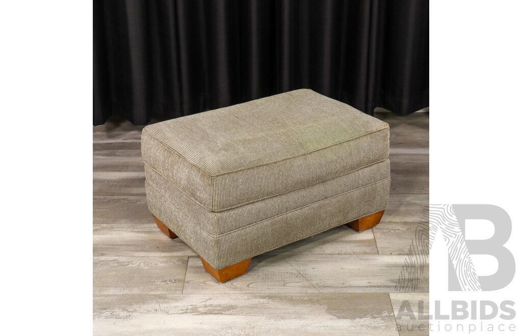 Modern Fabric Ottoman