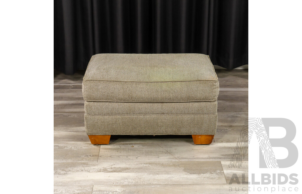 Modern Fabric Ottoman