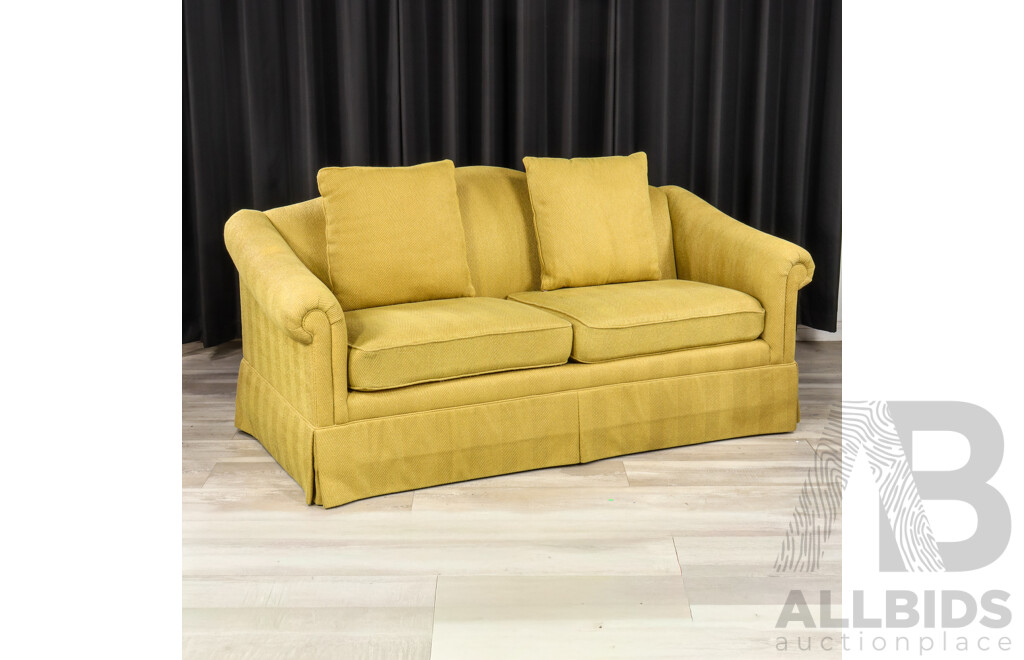 Pair of Drexel Heritage Two and a Half Seater Lounges