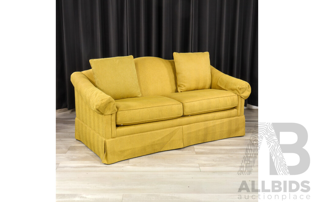 Pair of Drexel Heritage Two and a Half Seater Lounges