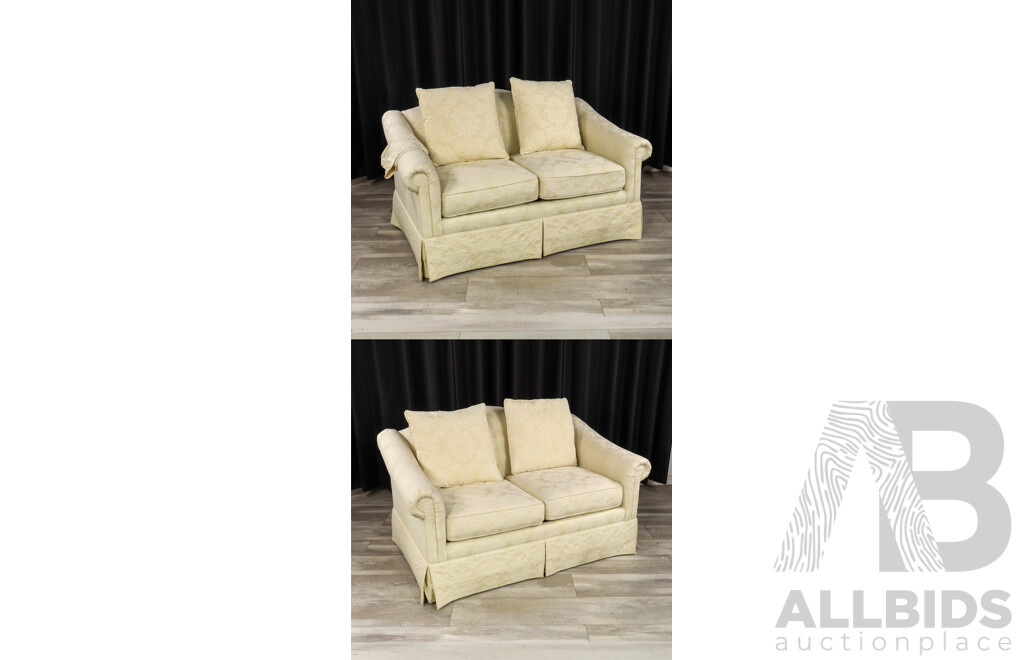 Pair of Drexel Heritage Two Seater Lounges