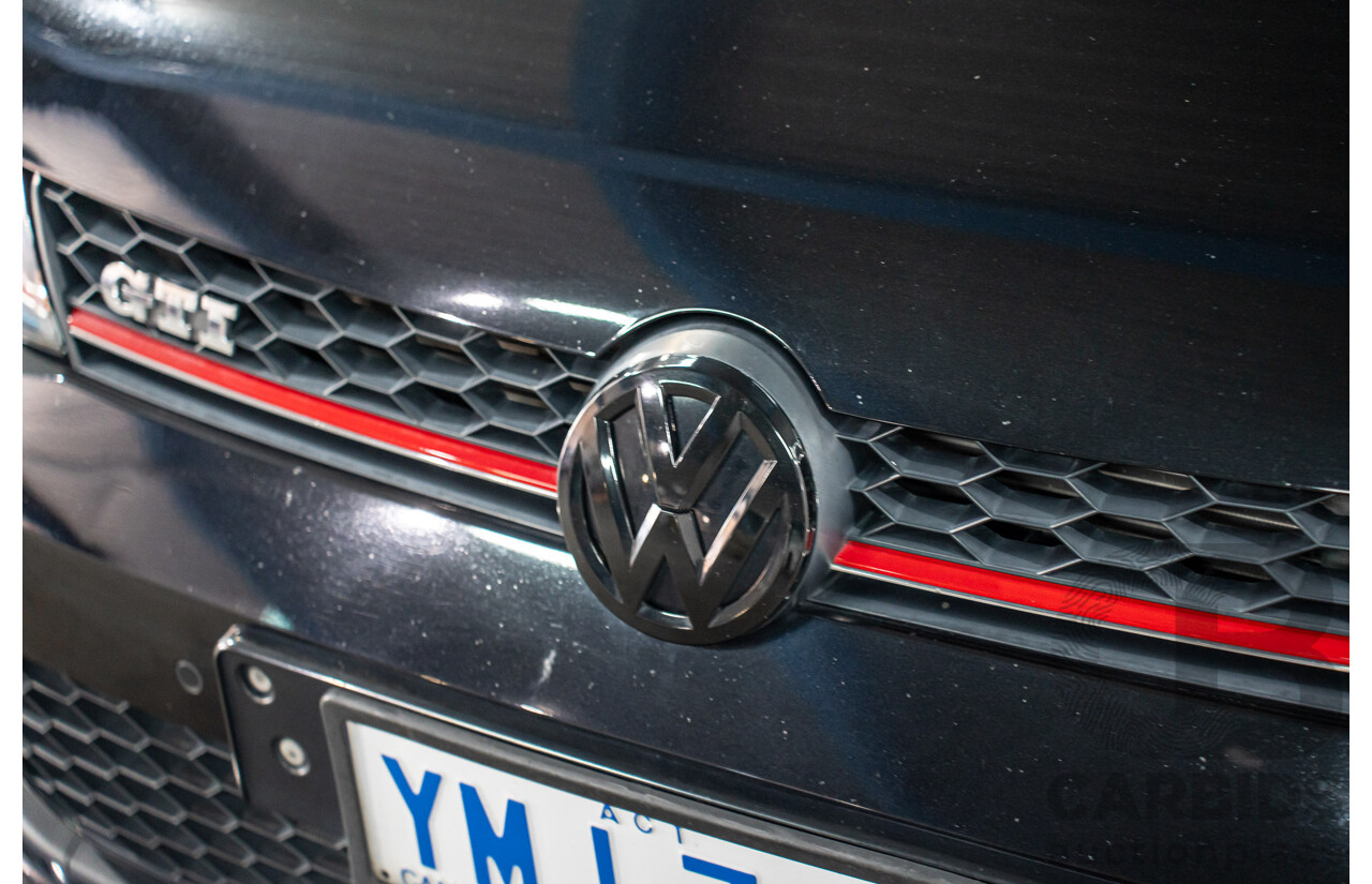 8/2016 Volkswagen Golf GTi AU MY16 5d Hatchback Deep Black Pearl Turbo 2.0L