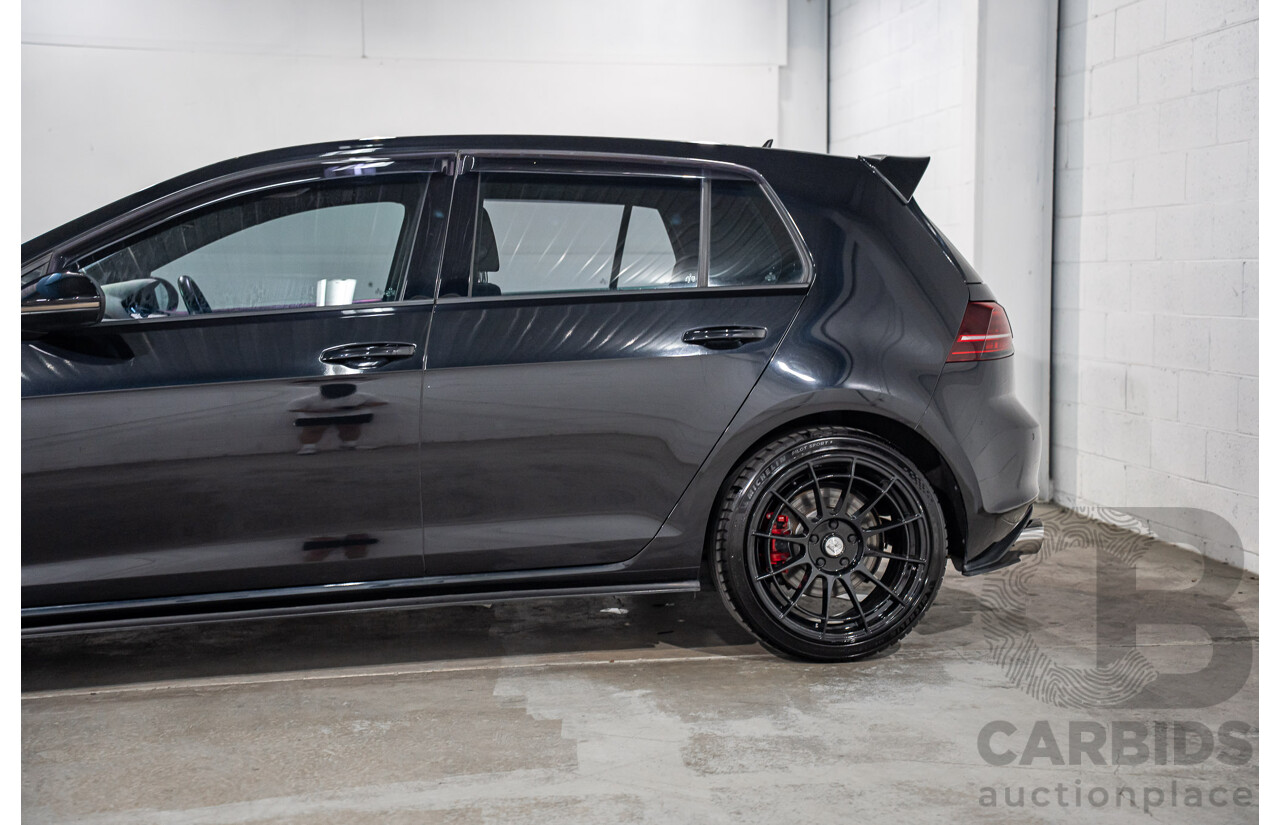 8/2016 Volkswagen Golf GTi AU MY16 5d Hatchback Deep Black Pearl Turbo 2.0L