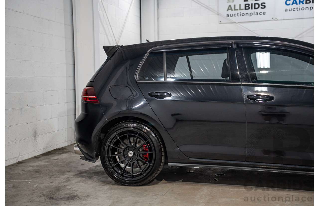 8/2016 Volkswagen Golf GTi AU MY16 5d Hatchback Deep Black Pearl Turbo 2.0L