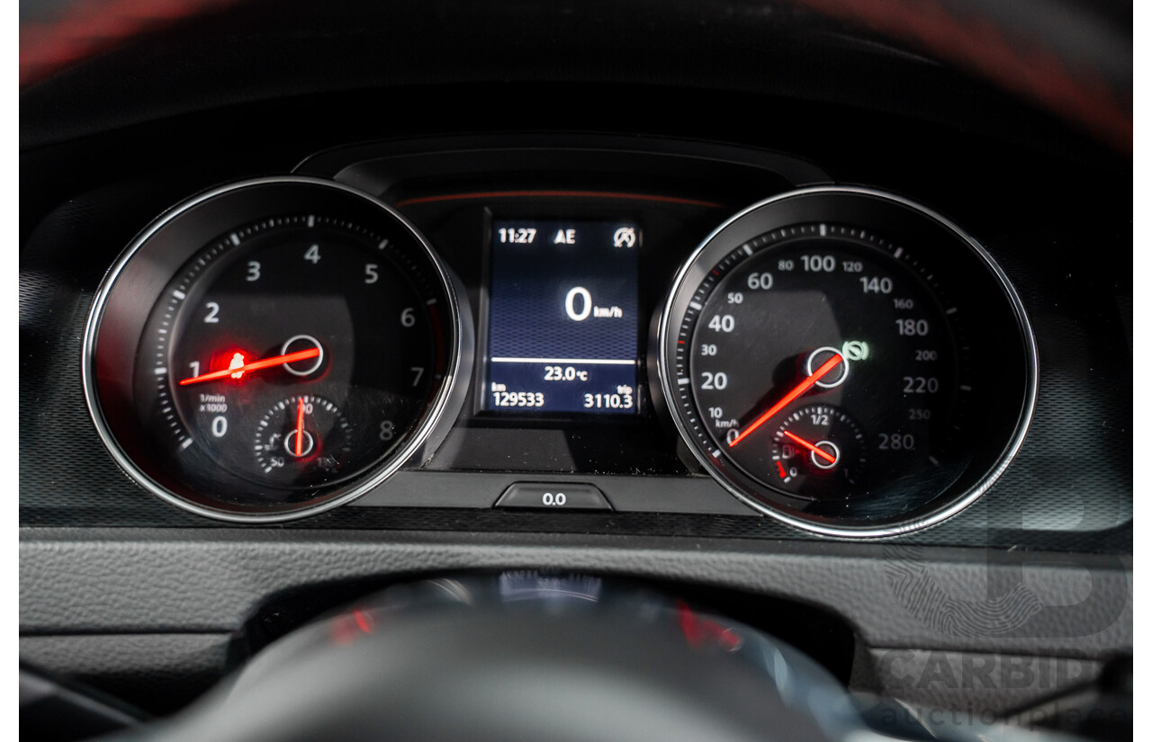 8/2016 Volkswagen Golf GTi AU MY16 5d Hatchback Deep Black Pearl Turbo 2.0L