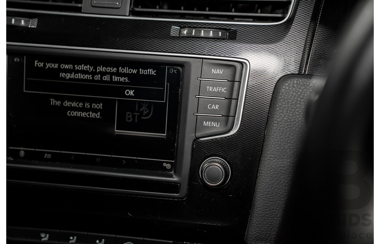 8/2016 Volkswagen Golf GTi AU MY16 5d Hatchback Deep Black Pearl Turbo 2.0L