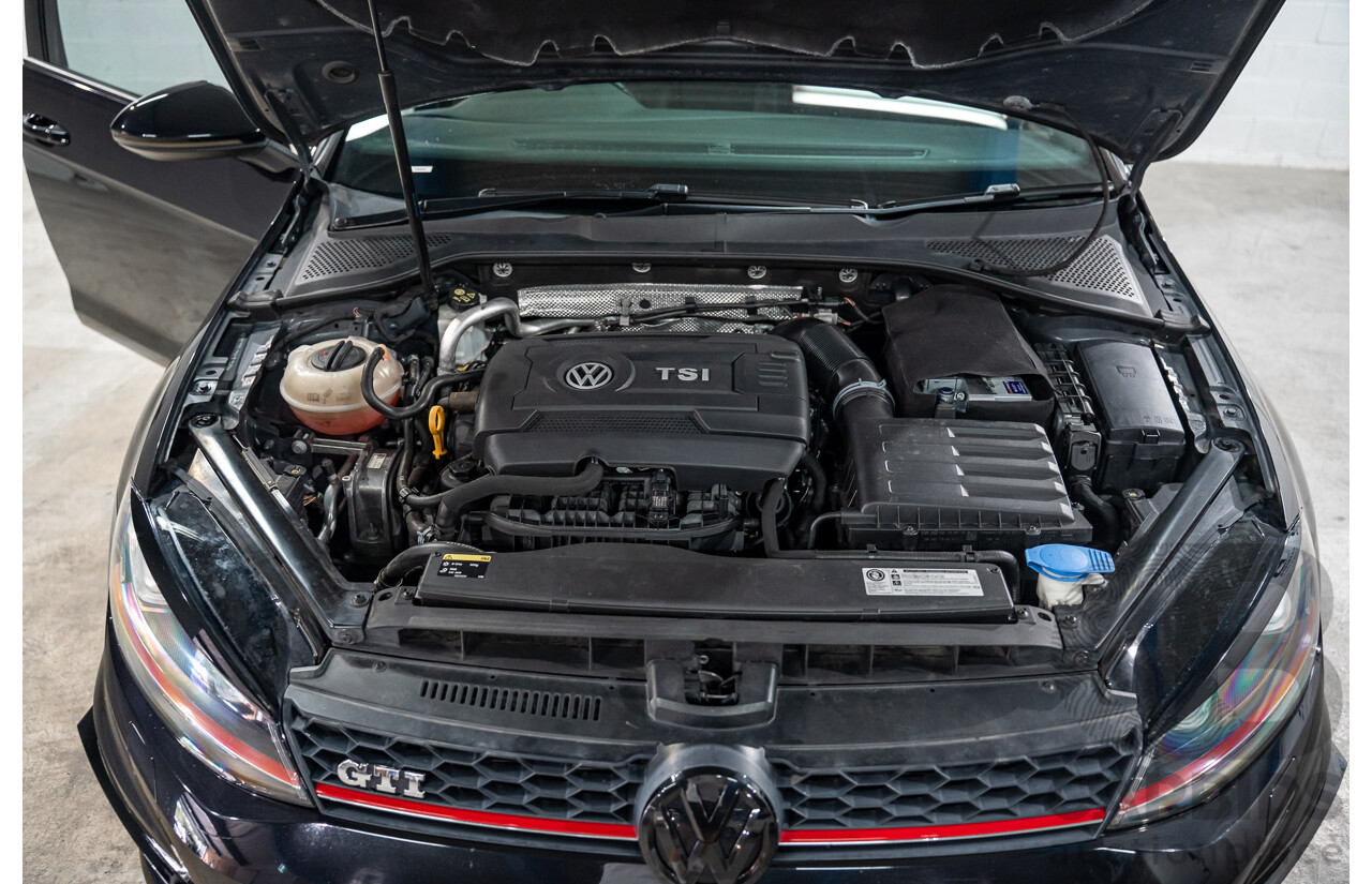 8/2016 Volkswagen Golf GTi AU MY16 5d Hatchback Deep Black Pearl Turbo 2.0L