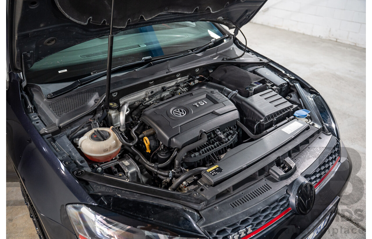 8/2016 Volkswagen Golf GTi AU MY16 5d Hatchback Deep Black Pearl Turbo 2.0L