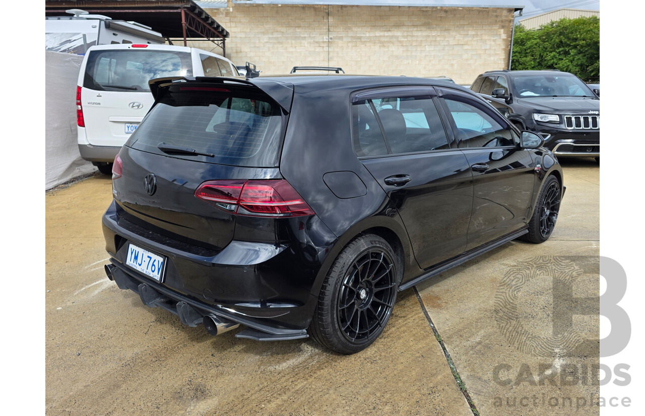 8/2016 Volkswagen Golf GTi AU MY16 5D Hatchback Deep Black Pearlescent Turbo 2.0L