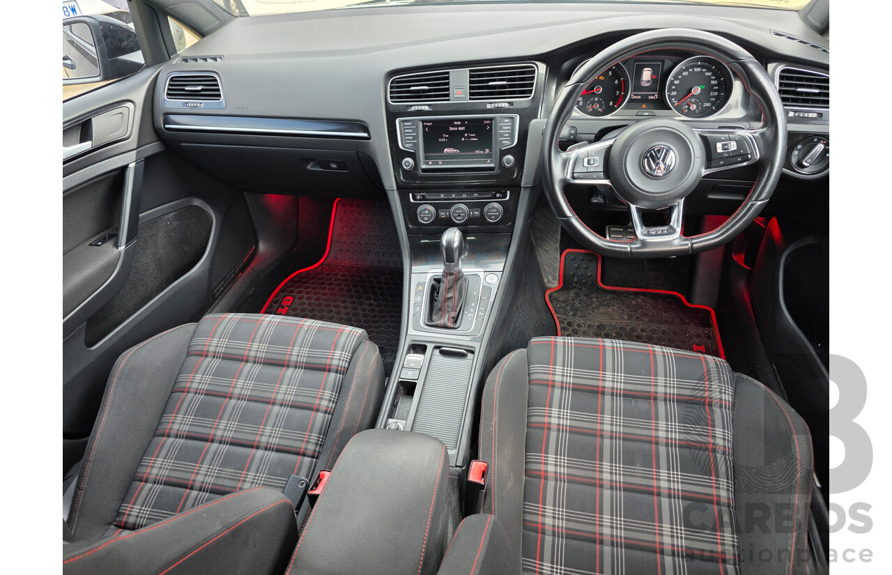 8/2016 Volkswagen Golf GTi AU MY16 5D Hatchback Deep Black Pearlescent Turbo 2.0L