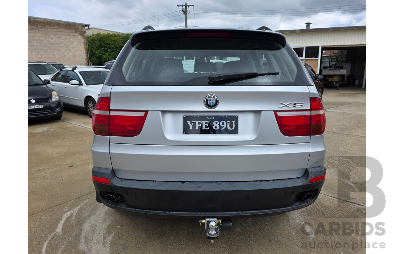 5/2008 BMW X5 3.0D E70 4d Wagon Silver Turbo Diesel 3.0L - 7 Seats