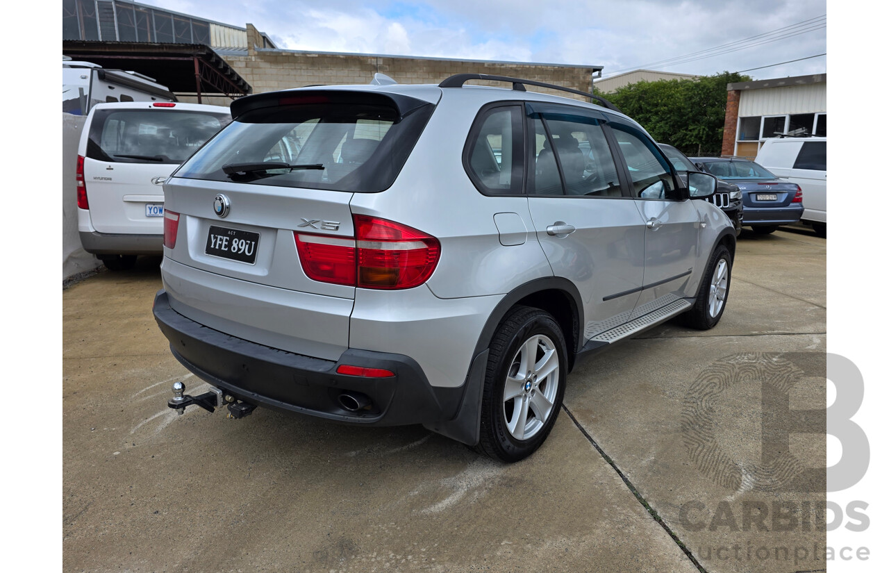 5/2008 BMW X5 3.0D E70 4d Wagon Silver Turbo Diesel 3.0L - 7 Seats