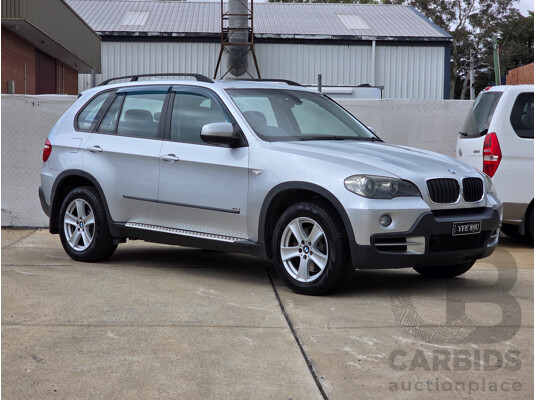5/2008 BMW X5 3.0D E70 4d Wagon Silver Turbo Diesel 3.0L - 7 Seats