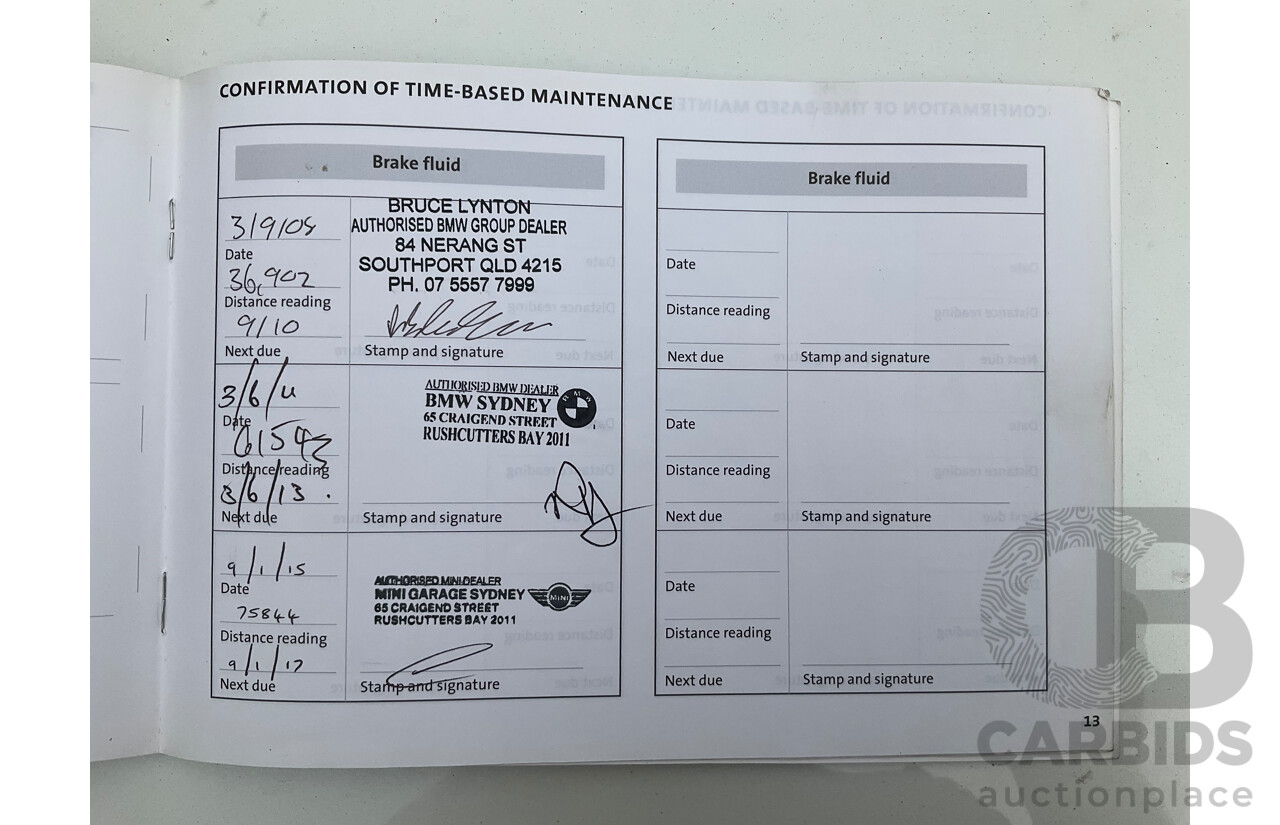 6/2006 Mini Cooper Park Lane R50 2d Hatchback Royal Grey Metallic/Silver Roof 1.6L