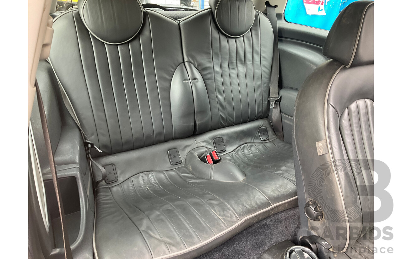 6/2006 Mini Cooper Park Lane R50 2d Hatchback Royal Grey Metallic/Silver Roof 1.6L