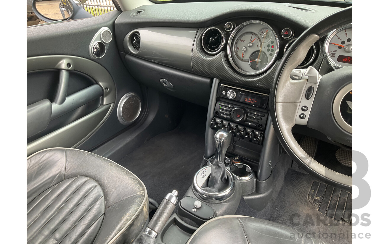 6/2006 Mini Cooper Park Lane R50 2d Hatchback Royal Grey Metallic/Silver Roof 1.6L