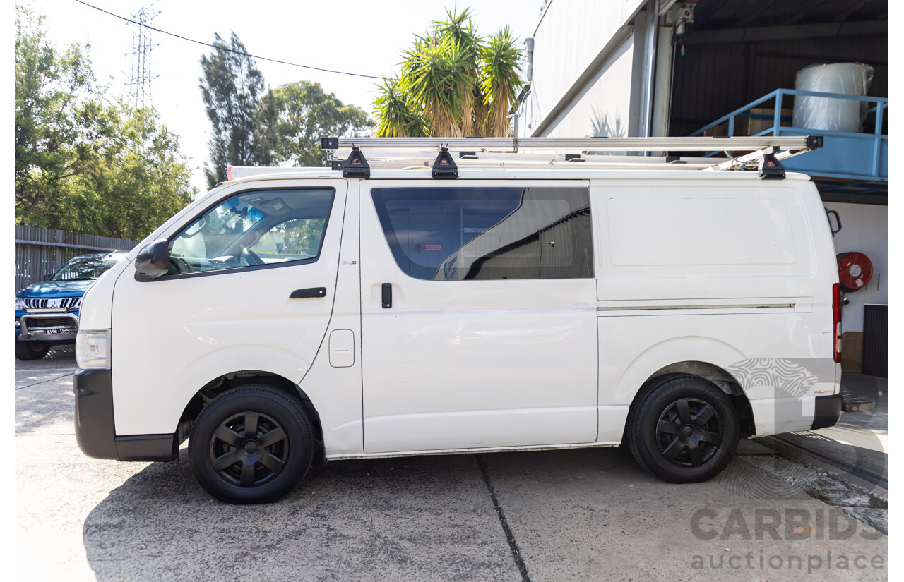 9/2008 Toyota Hiace LWB KDH201R MY07 Upgrade 4d Van Iceberg White Turbo Diesel 3.0L