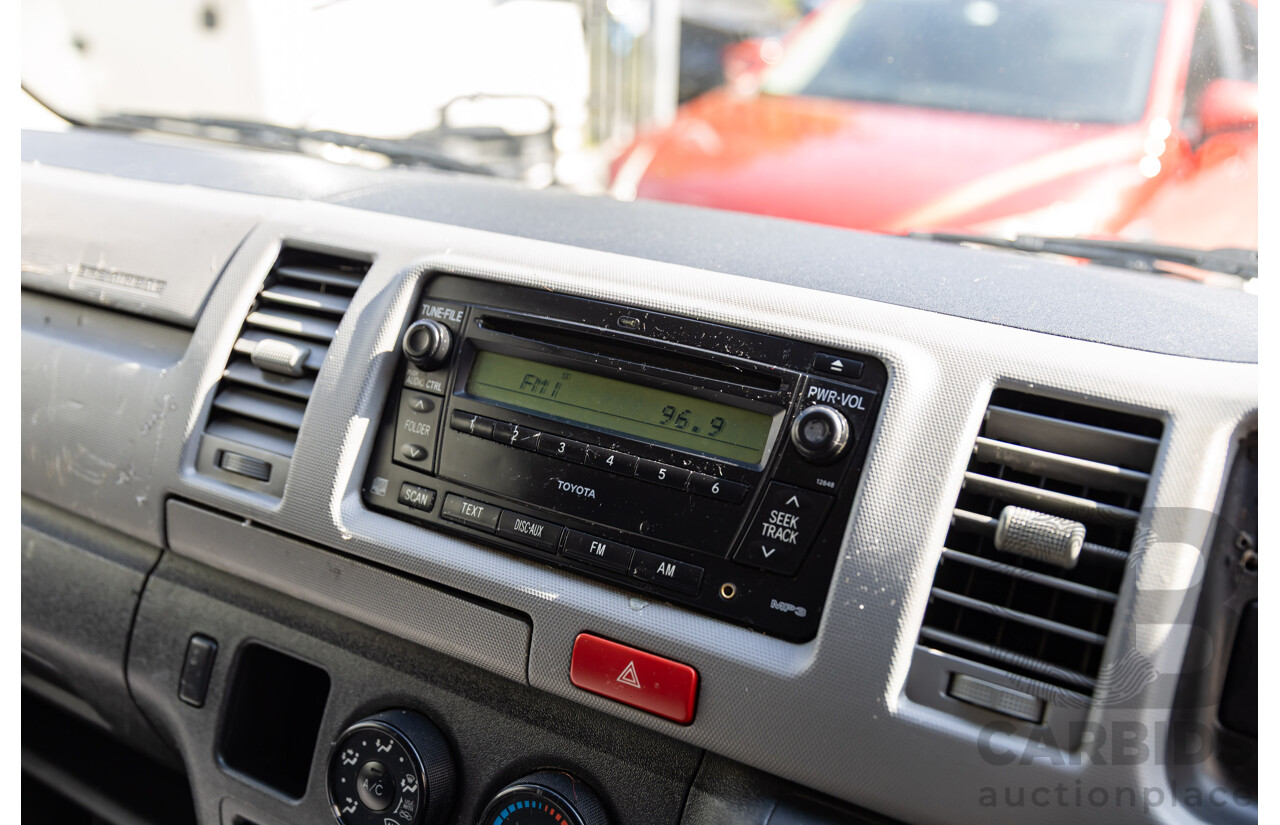 9/2008 Toyota Hiace LWB KDH201R MY07 Upgrade 4d Van Iceberg White Turbo Diesel 3.0L