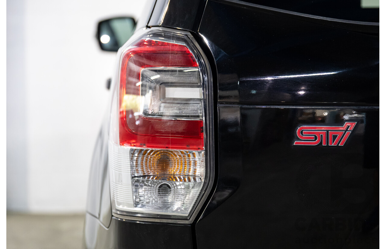 04/2016 Subaru Forester STi tS Special Edition (AWD) MY16 4d Wagon Crystal Black Silica Turbo 2.0L