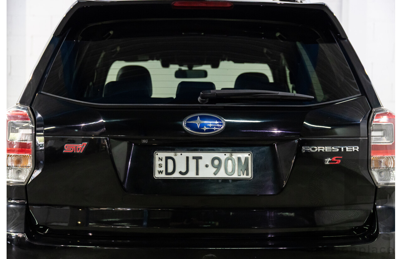 04/2016 Subaru Forester STi tS Special Edition (AWD) MY16 4d Wagon Crystal Black Silica Turbo 2.0L