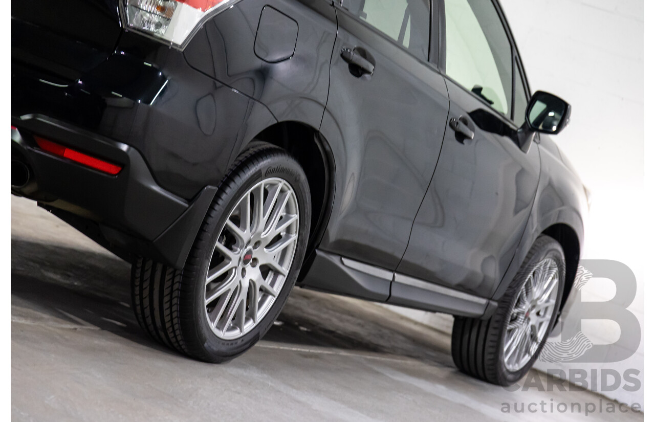 04/2016 Subaru Forester STi tS Special Edition (AWD) MY16 4d Wagon Crystal Black Silica Turbo 2.0L
