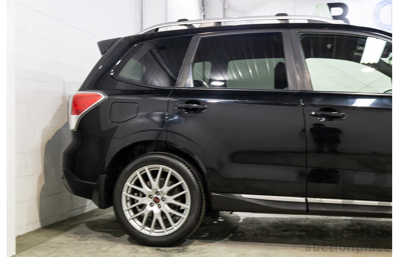 04/2016 Subaru Forester STi tS Special Edition (AWD) MY16 4d Wagon Crystal Black Silica Turbo 2.0L