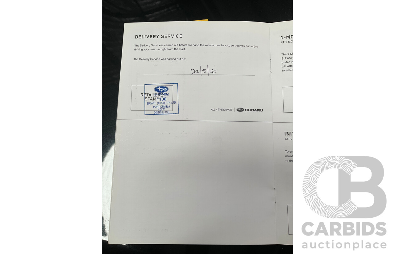 04/2016 Subaru Forester STi tS Special Edition (AWD) MY16 4d Wagon Crystal Black Silica Turbo 2.0L