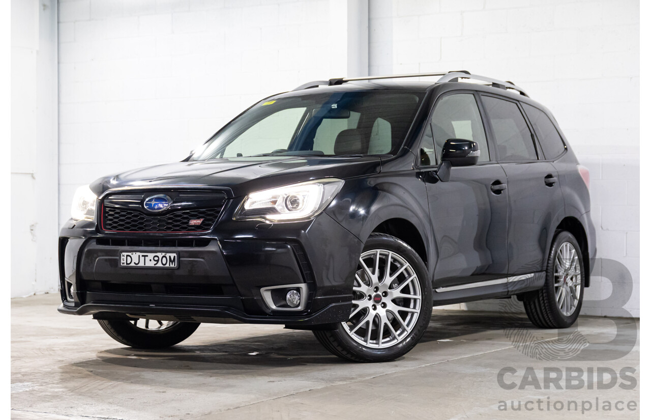 04/2016 Subaru Forester STi tS Special Edition (AWD) MY16 4d Wagon Crystal Black Silica Turbo 2.0L