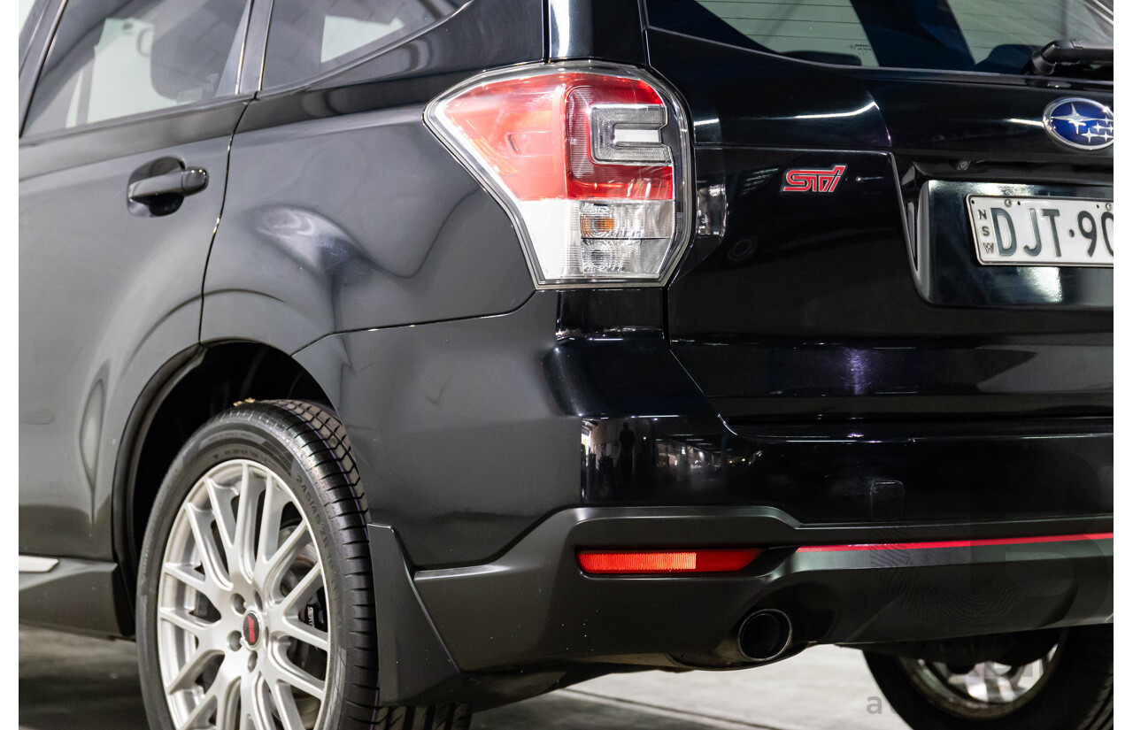 04/2016 Subaru Forester STi tS Special Edition (AWD) MY16 4d Wagon Crystal Black Silica Turbo 2.0L