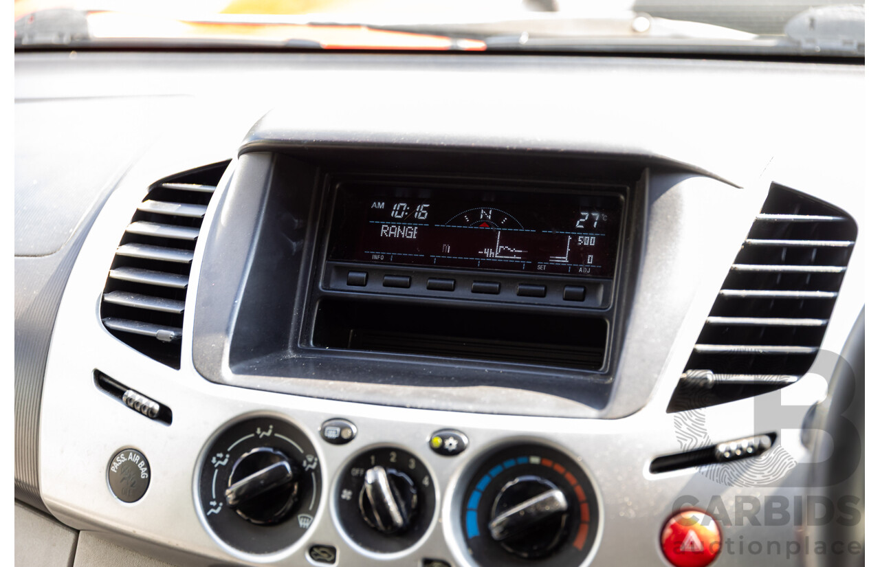 1/2011 Mitsubishi Triton GLX-R (4x4) MN MY11 Double Cab Utility Cool White Turbo Diesel 2.5L