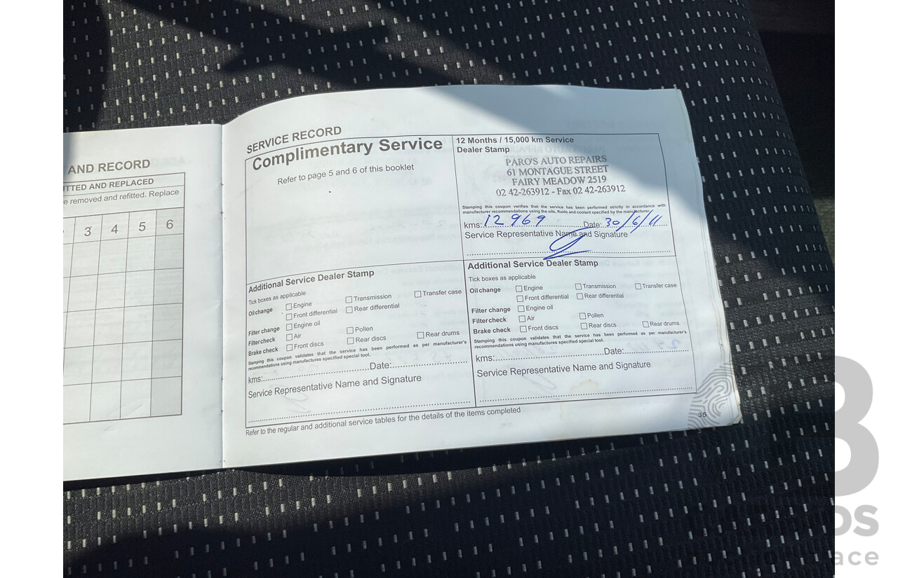 1/2011 Mitsubishi Triton GLX-R (4x4) MN MY11 Double Cab Utility Cool White Turbo Diesel 2.5L