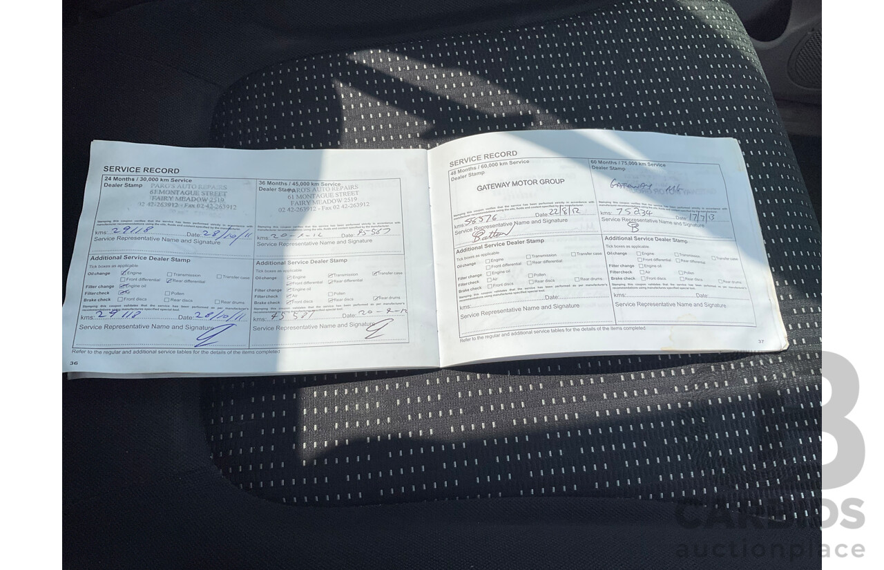 1/2011 Mitsubishi Triton GLX-R (4x4) MN MY11 Double Cab Utility Cool White Turbo Diesel 2.5L