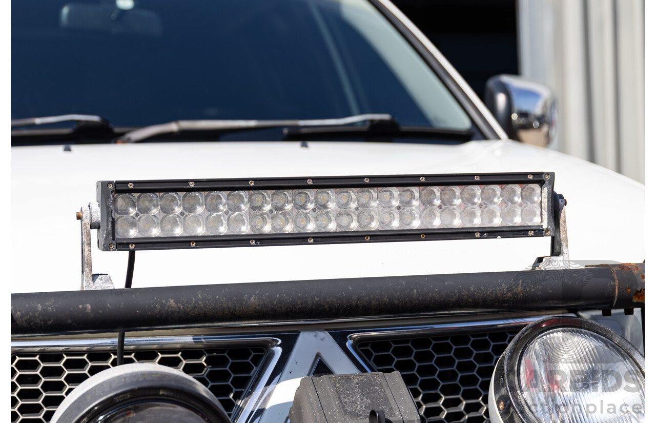 1/2011 Mitsubishi Triton GLX-R (4x4) MN MY11 Double Cab Utility Cool White Turbo Diesel 2.5L