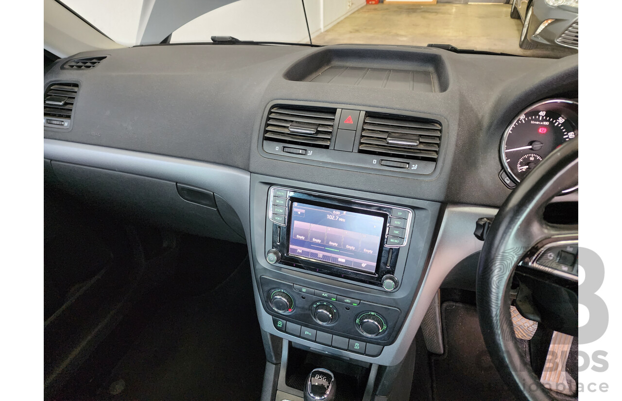 7/2016 Skoda Yeti 81 TSI Active (4x2) 5L MY16 4d Wagon Grey 1.2L