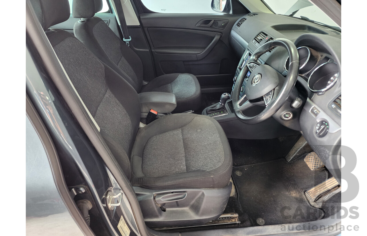 7/2016 Skoda Yeti 81 TSI Active (4x2) 5L MY16 4d Wagon Grey 1.2L