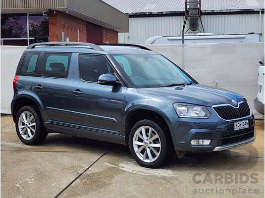 7/2016 Skoda Yeti 81 TSI Active (4x2) 5L MY16 4d Wagon Grey 1.2L