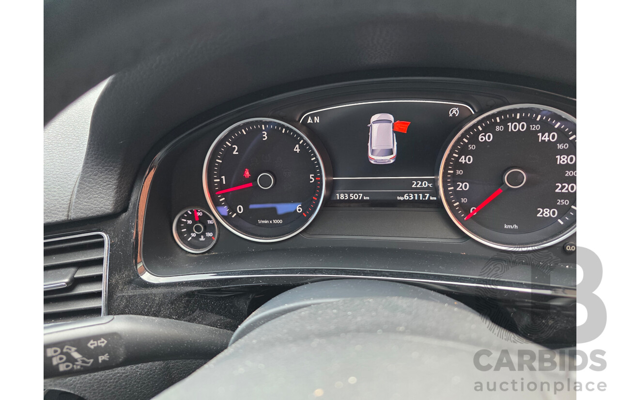 03/2016 Volkswagen Touareg 150 TDI (AWD) 7P MY16 4D Wagon White 3.0L