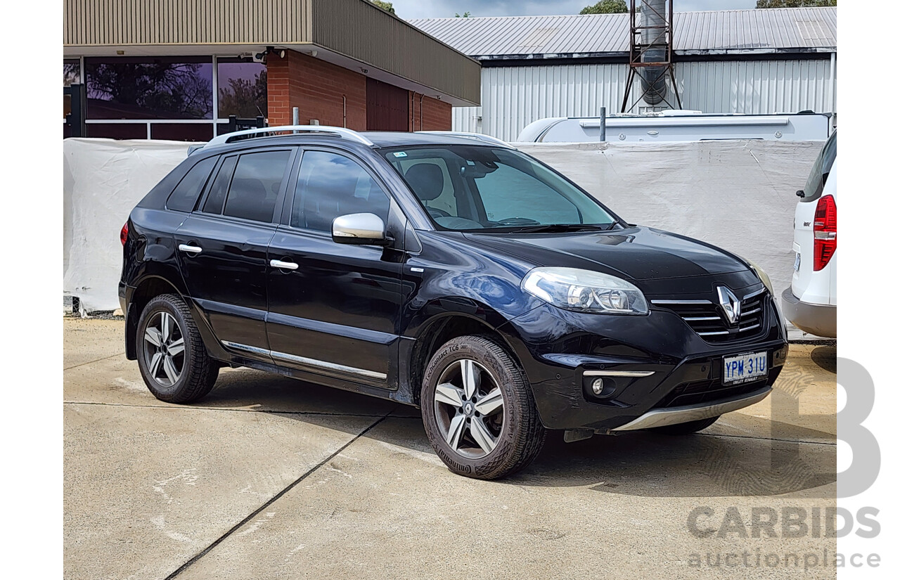 11/2014 Renault Koleos BOSE SE (4x2) H45 PHASE III 4d Wagon Black 2.5L