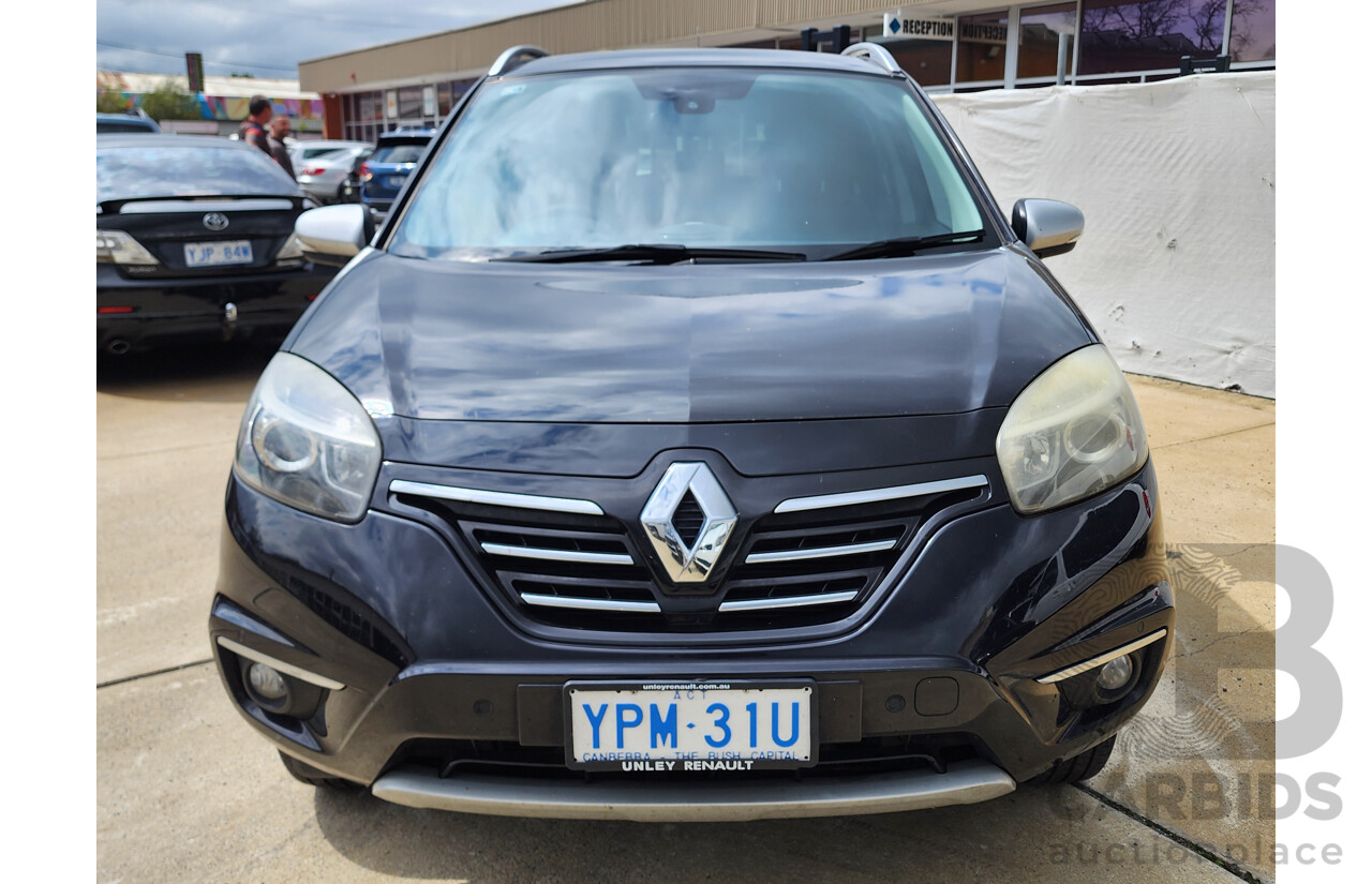 11/2014 Renault Koleos BOSE SE (4x2) H45 PHASE III 4d Wagon Black 2.5L