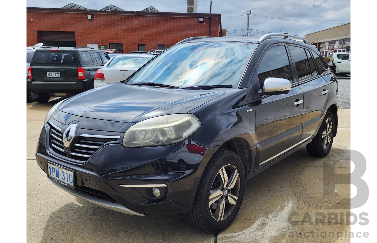 11/2014 Renault Koleos BOSE SE (4x2) H45 PHASE III 4d Wagon Black 2.5L