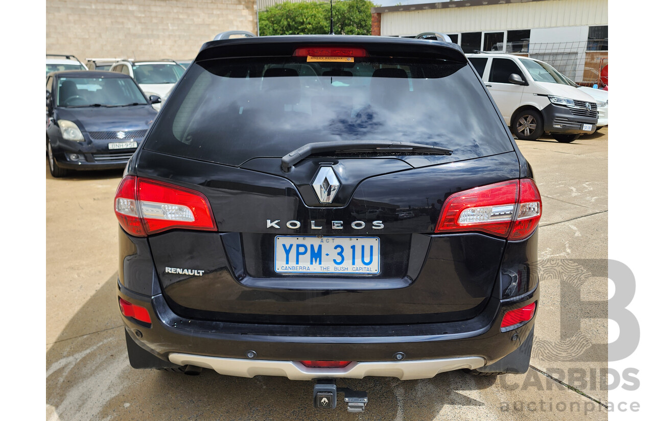 11/2014 Renault Koleos BOSE SE (4x2) H45 PHASE III 4d Wagon Black 2.5L
