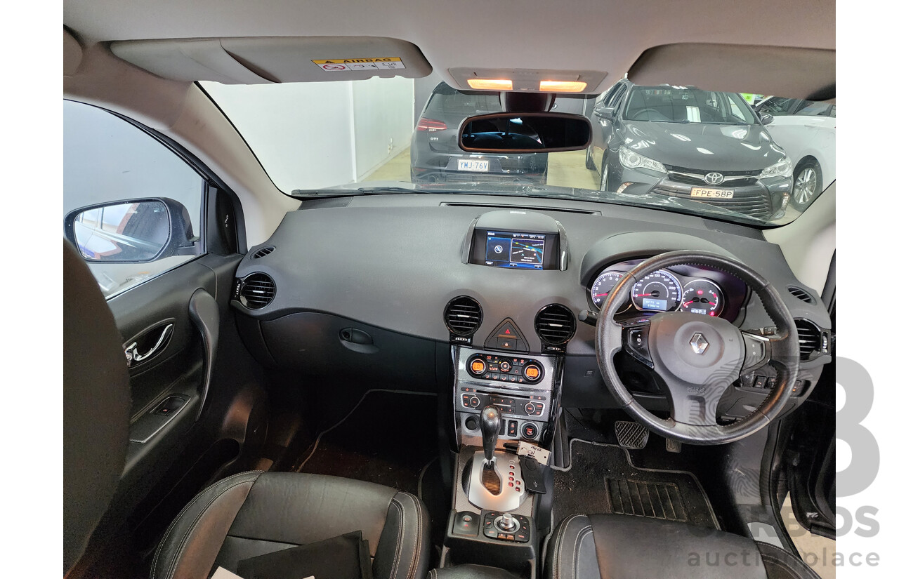 11/2014 Renault Koleos BOSE SE (4x2) H45 PHASE III 4d Wagon Black 2.5L